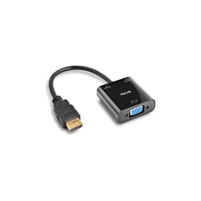 Adaptador NGS HDMI/M a VGA/H 3.5mm mUSB (CHAMALEON)