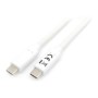 Cable EQUIP USB-C/M a USB-C/M 2m Blanco (128362)