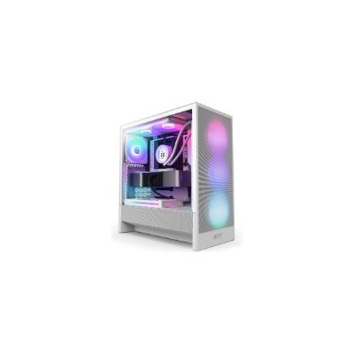 Caja NZXT H5 Flow RGB EATX Blanca (CC-H52FW-R1)