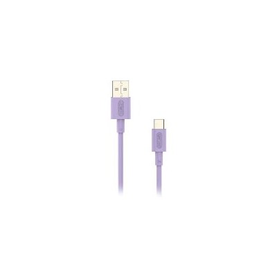 Cable NUBBEH Elisium USB-A/USB-C 1m Lila (NBTCABLACP1)