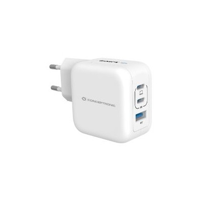 Cargador CONCEPTRONIC USB-A/C 67W Blanco (ALTHEA17W)