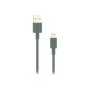 Cable NUBBEH USB-A/Lightning 1m 2A Verde (NBTCABLALG1)