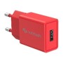 Cargador Pared NUBBEH 1USB-A 10W Rojo (NBWALLCHUSBR10)