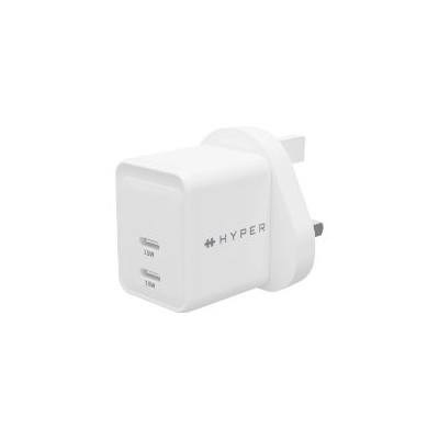 Cargador TARGUS HyperJuice 2xUSB-C 35W Blanco (HJG35UK)