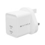 Cargador TARGUS HyperJuice 2xUSB-C 35W Blanco (HJG35UK)