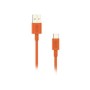 Cable NUBBEH Elisium USB-A/USB-C Naranja (NBTCABLACO1)