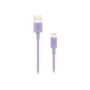 Cable NUBBEH USB-A/Lightning 1m 2A Lila (NBTCABLALP1)