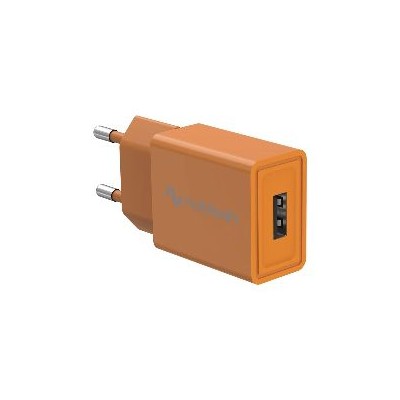 Cargador Pared NUBBEH USB-A 10W Naranja(NBWALLCHUSBO10)