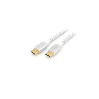 Cable EQUIP USB-C/M a USB-C/M 0.5m 100W Blanco (128355)