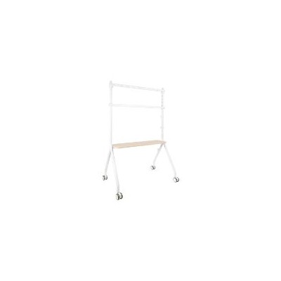 Soporte de Suelo TOOQ 49"-80" Blanco/Haya (FS20207M-W)