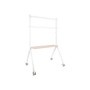 Soporte de Suelo TOOQ 49"-80" Blanco/Haya (FS20207M-W)