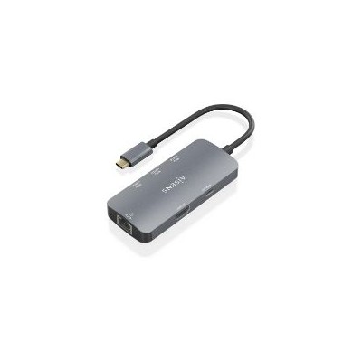 Dock AISENS USB-C a HDMI/USB/PD Gris (ASUC-6P019-GR)