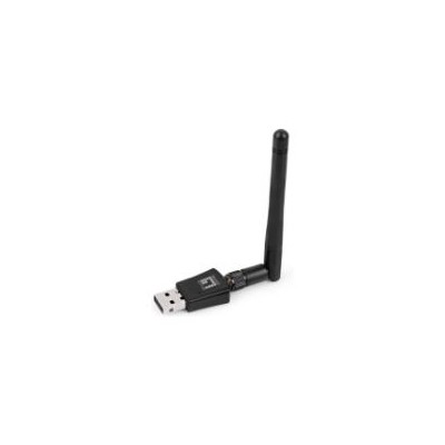 Adaptador LevelOne USB WiFi 2.4GHz Negro (WUA-0617)