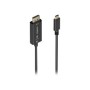 Conversor AISENS USB-C/M a DP/M 1.8m Negro (A109-0879)