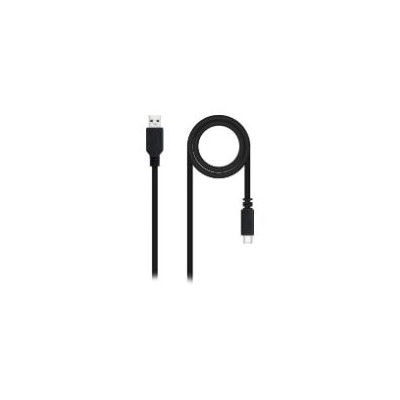 Nanocable USB-C/M a USB-A/M 1.5m Negro(10.01.2101-L150)