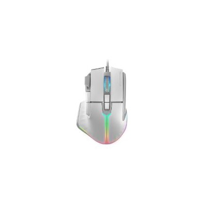 Ratón Mars Gaming Óptico RGB USB 12800dpi Blanco(MMXTW)