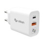 Cargador Pared NUBBEH 43W Usb-A Usb-C (NBWALLCHUSBCW43)