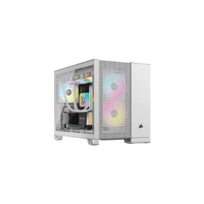 Caja Corsair 2500D Airflow mATX Blanca (CC-9011264-WW)