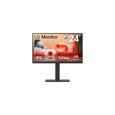 Monitor LG 24" IPS FHD USB-A/C HDMI Negro (24BA750-B)