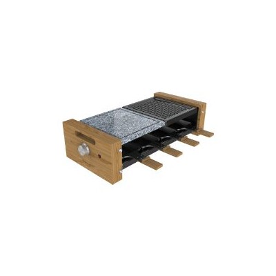 Raclette CECOTEC Cheese&Grill 8400 Wood MixGrill(03100)