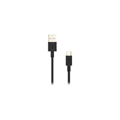 Cable NUBBEH Elisium USB-A/USB-C 1m Negro (NBTCABLACB1)