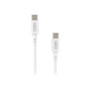 Cable NUBBEH Elisium USB-C/USB-C 1m Blanco(NBTCABLCCW1)