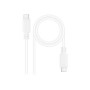 Nanocable USB-C/M/M 1.5m Blanco (10.01.2301-L150-W)