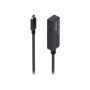 Cable AISENS USB-C/M a USB-C/H 10m Negro (A107-0870)