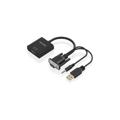 Conversor AISENS HDMI/H a VGA/3.5mm/USB-A/M (A115-0872)