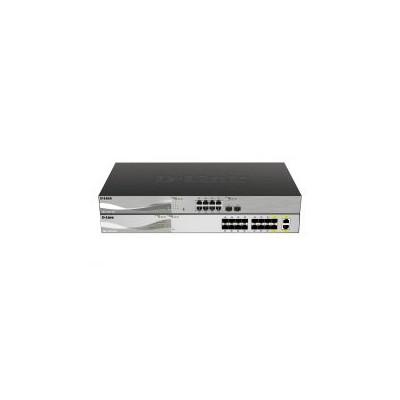 Switch D-Link 14xSFP 2xSFP+ Rack Negro (DXS-1100-16S)