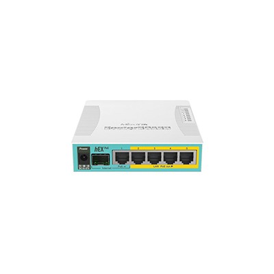 MikroTik Router 5p Gigabit Ethernet hEX PoE (RB960PGS)