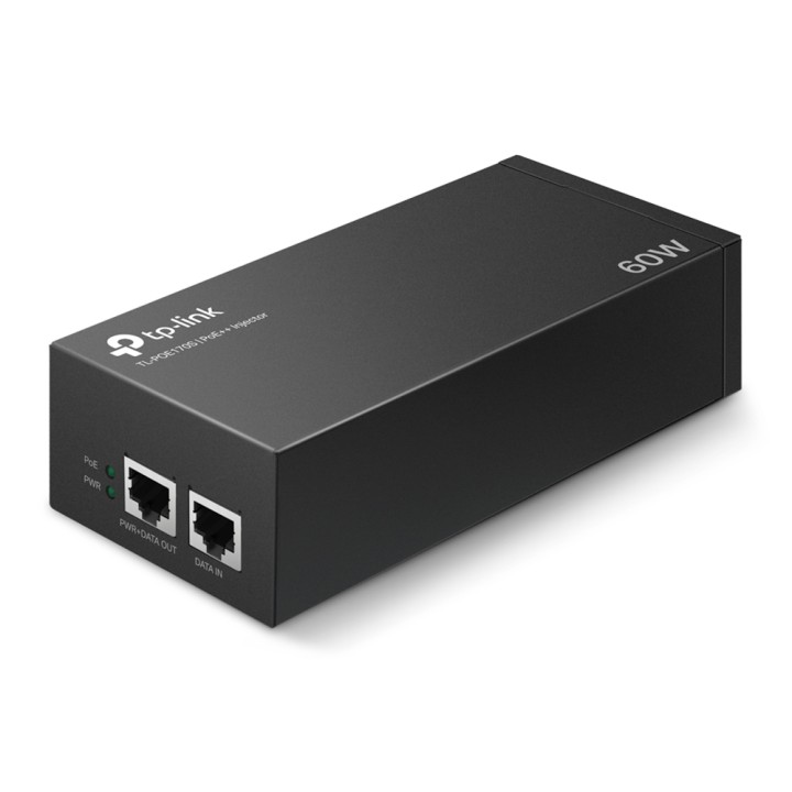 Inyector TP-Link PoE++ 2p Gigabit Negro (TL-POE170S)