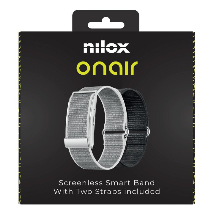 Smartband Nilox Onair Screenless 2 Correas Gris-Negro
