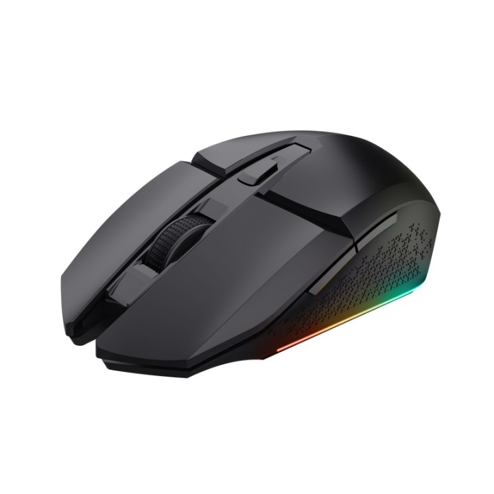 Ratón Gaming Trust GTX110 Felox RGB RF Negro (25037)