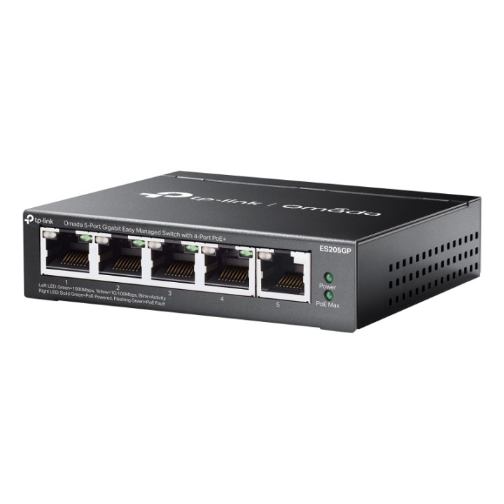 Switch TP-Link Omada Easy Managed 5p Gigabit (ES205G)