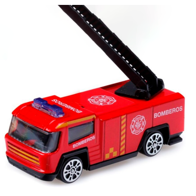 CAMION BOMBEROS METAL 1:64