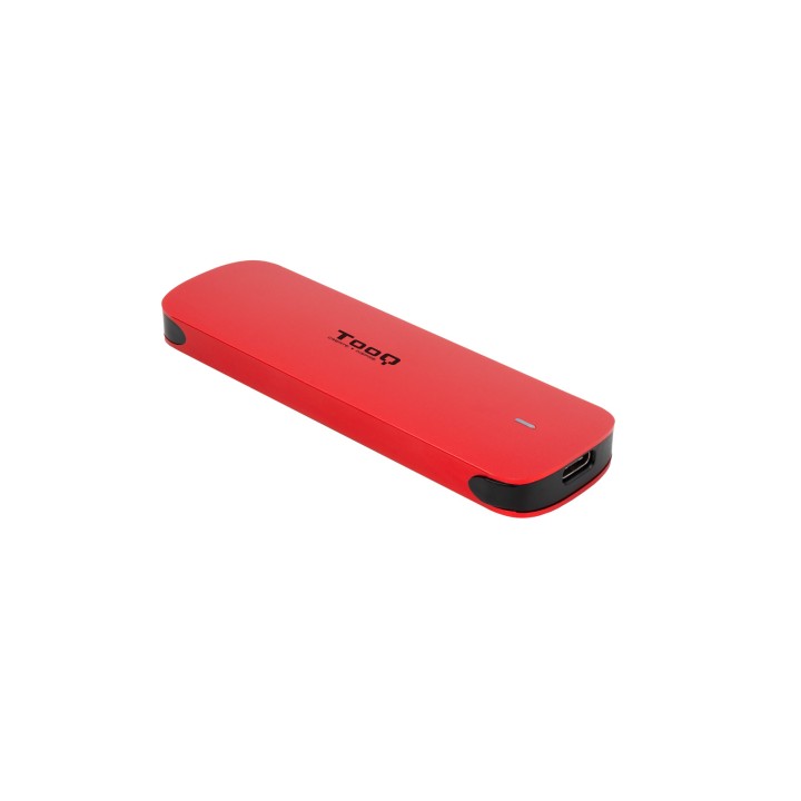 Caja TooQ SSD M.2/NVMe/PCIe USB-C 3.1 Roja (TQE-2201R)
