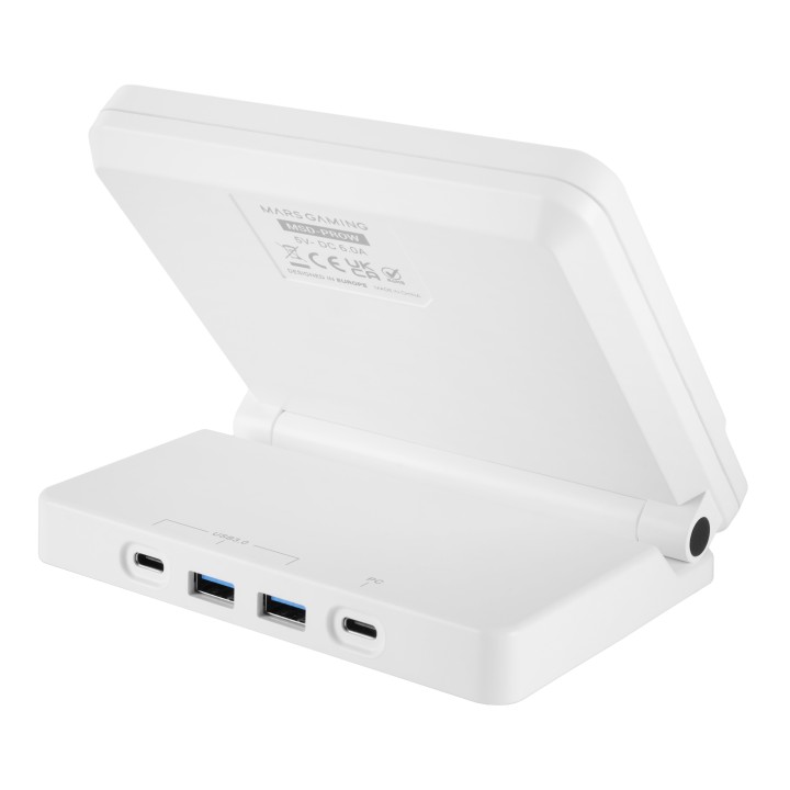 Control Deck Mars Gaming LCD 10 Teclas Blanco (MSDPROW)