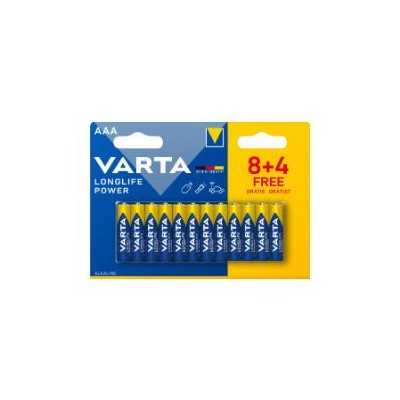 Pilas Varta Longlife Power AAA Blister 8+4 (4903121472)