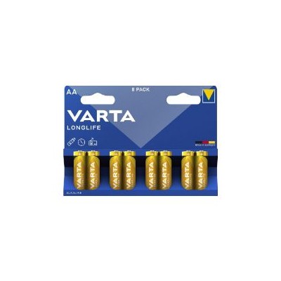 Pilas Varta Longlife AA Blister 8 (4106101418)