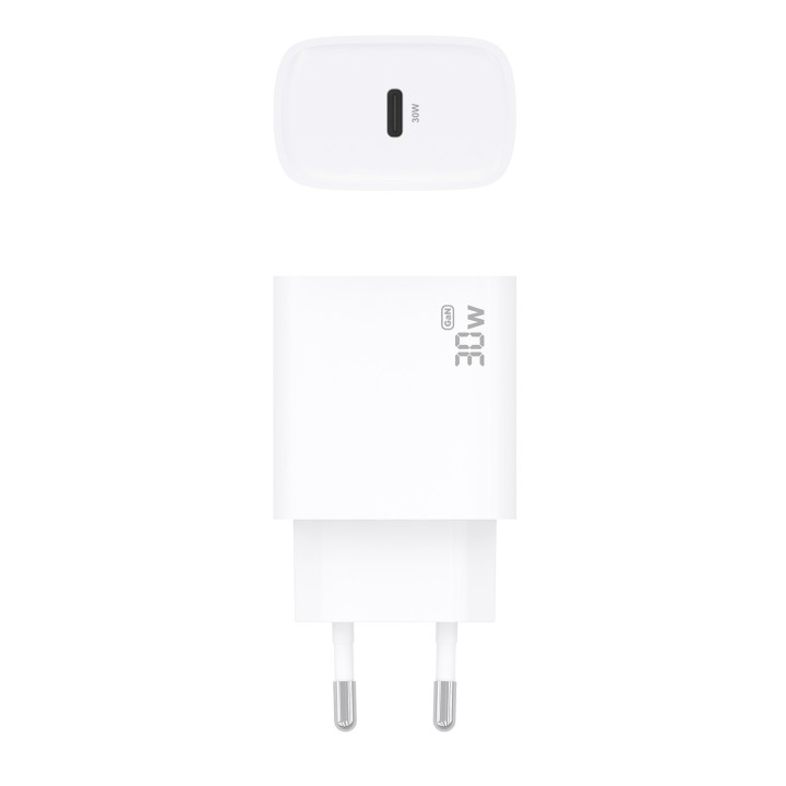 Cargador de Pared AISENS 30W 1xUSB-C Blanco (A110-0950)