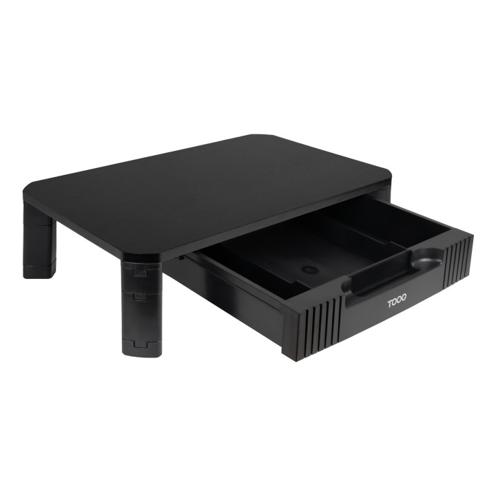 Soporte Elevador TooQ Monitor con Cajón Negro(TQMMPD02)