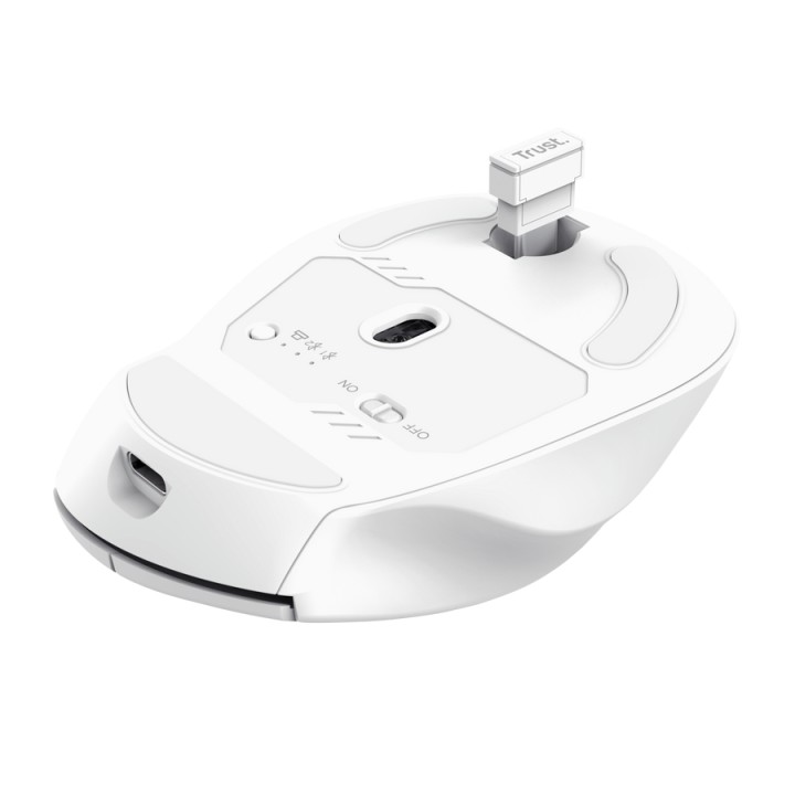 Ratón Trust Niven RF Wireless/Bluetooth Blanco (26022)