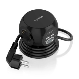 Regleta AISENS 3Schuko 4USB Interruptor(ASPS-2A2C05-BK)