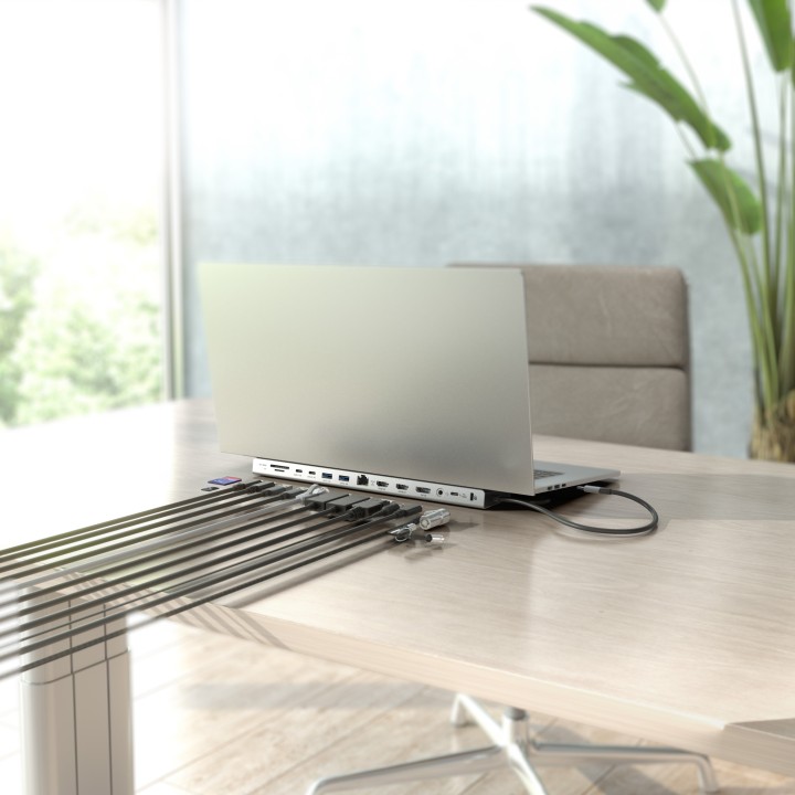 Docking AISENS USB-C 13en1 4K UHD Gris (ASUC-13P042-GR)