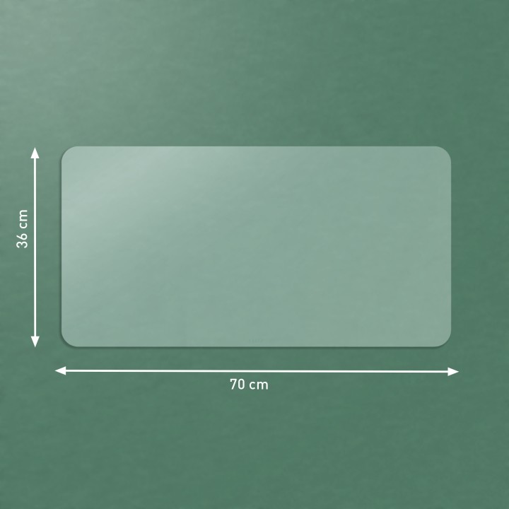 Alfombrilla Leitz 70x36cm Transparente (5381-00-03)