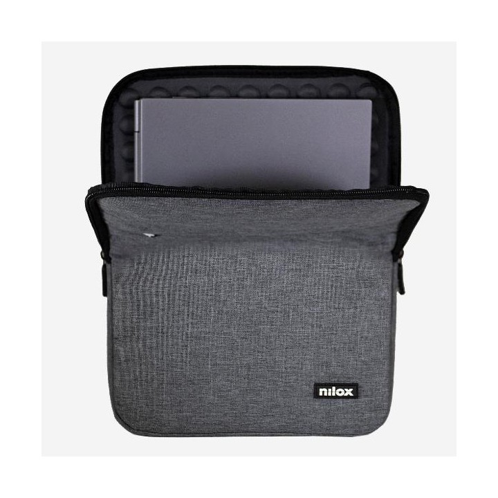 Funda NILOX Sleeve hasta 15.6" Gris (NXSL15GY)