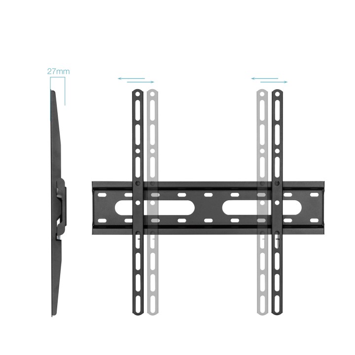 Soporte Pared TooQ 32"-70" Fijo Máx. 45Kg (LP1072F-B)