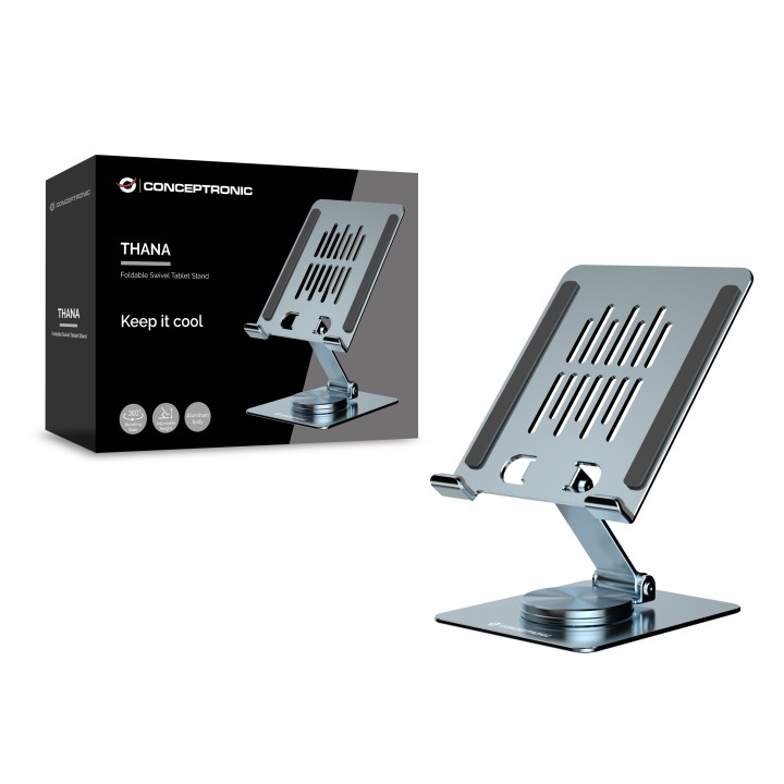Soporte CONCEPTRONIC para Tablet Plata (THANA09G)