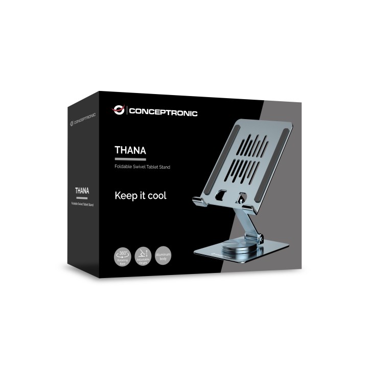 Soporte CONCEPTRONIC para Tablet Plata (THANA09G)